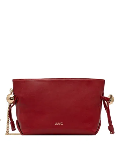 Liu •jo Small Riccy Clutch Bag In Red