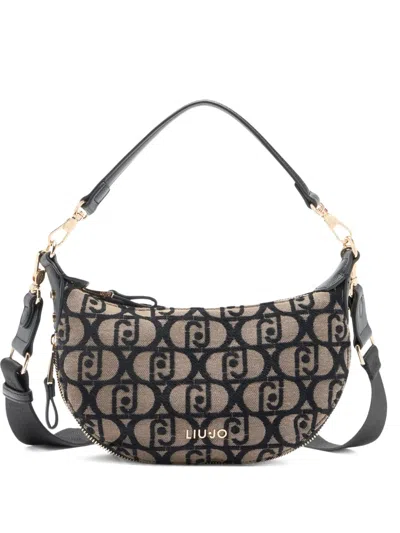 Liu •jo Small Shoulder Bag In Neutral