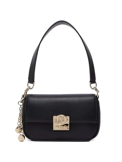 Liu •jo Small Shoulder Bag With Charm In Black