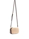 Liu •jo Small Teddy Crossbody Bag In Neutral