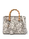 Liu •jo Liu Jo Small Tote Bag With Snake Print