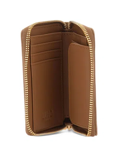 Liu •jo Small Zip-around Wallet In Brown