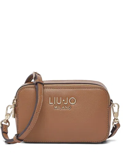 Liu •jo Small Zipped Cross Body Bag In Brown