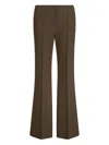 Liu •jo Smart Flared Trousers In Brown