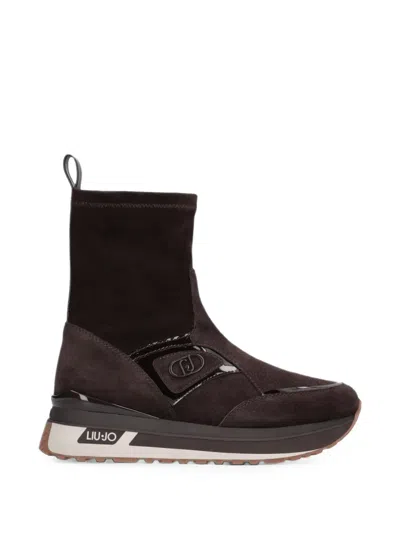 Liu •jo Sneakers Boots In Suede In Multi