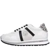 Liu •jo White Maxi Wander Sneakers In Multicolour