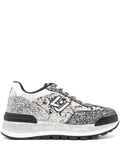 Liu •jo Amazing 26 Sneakers In Silver