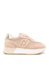 Liu •jo Dreamy Mesh Sneakers In Beige