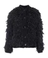 Liu •jo Soft Knit Jacket In Black