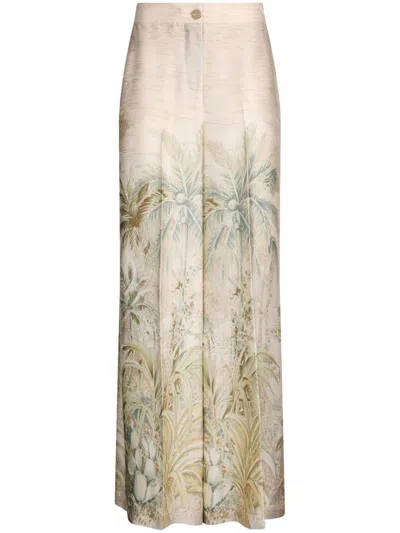 LIU •JO SOFT PRINTED TROUSERS