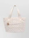 Liu •jo Soft Teddy Tote Bag With Dual Handles In White