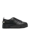 Liu •jo Solid Color Low-top Sneakers In Black