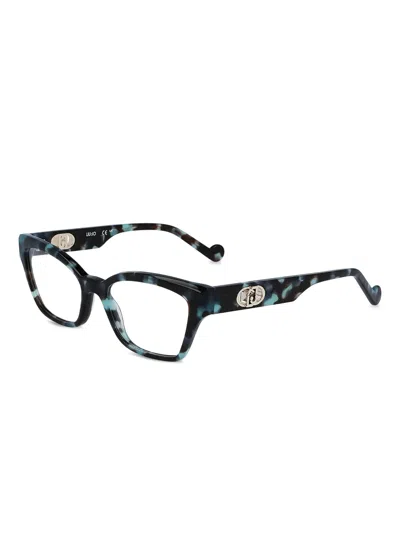 Liu •jo Square-frame Glasses In Blue