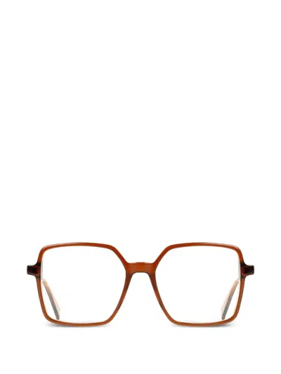 Liu •jo Square-frame Glasses In Brown