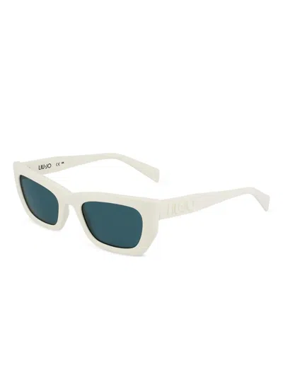 Liu •jo Square-frame Sunglasses In White