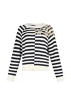 Liu •jo Stone-embroidery Sweater In Multi