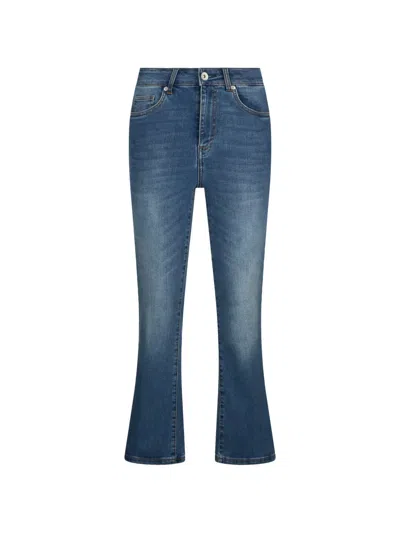 Liu •jo Stonewash-effect Flared Jeans In Blue