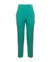 Liu •jo Straight Casual Pants In Green