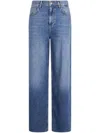 Liu •jo Liu Jo High-waisted Light Blue Jeans With Classic Five-pocket Design In Blue