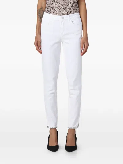 Liu •jo Straight Jeans In White