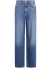 Liu •jo Liu Jo High-waisted Light Blue Jeans With Classic Five-pocket Design In Blue