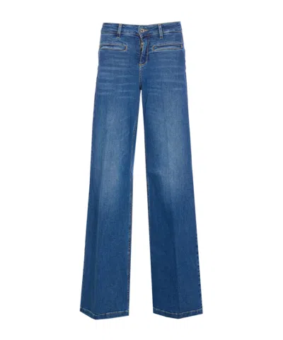 Liu •jo Liu Jo Straight Leg Jeans In Blue
