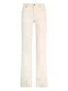 Liu •jo Liu Jo Long Beige Palazzo Jeans In Neutrals