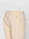 Liu •jo Straight Leg Jeans With Button Pockets And Belt Loops In Gold