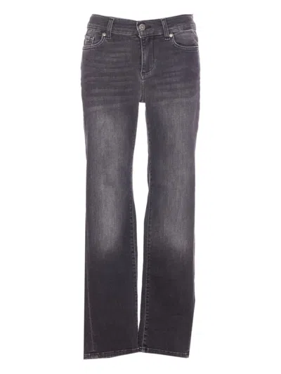 Liu •jo Straight-leg Jeans With Classic Five-pocket Design In Gray