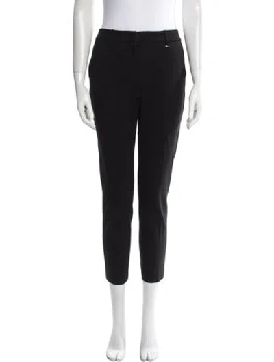 Pre-owned Liu •jo Straight Leg Pants In Black