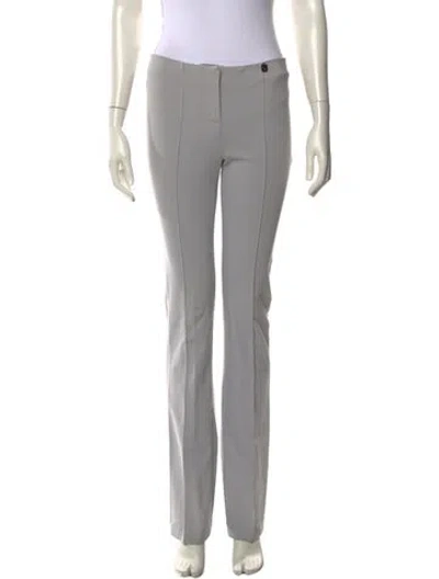 Pre-owned Liu •jo Straight Leg Pants In Gray
