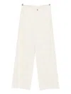 Liu •jo Straight-leg Trousers In Neutral