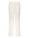 Liu •jo Liu Jo Elasticated Waist Flared Pants In White