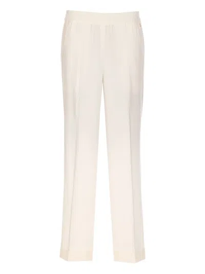 Liu •jo Straight-leg Trousers In White