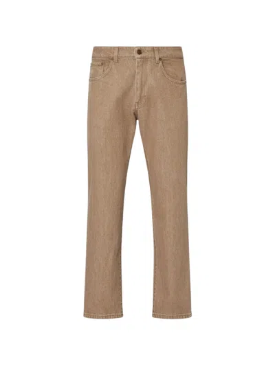 Liu •jo Straight-leg Trousers Regular Fit In Brown
