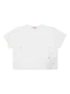 Liu •jo Strass-embellishment Short-sleeve T-shirt In White