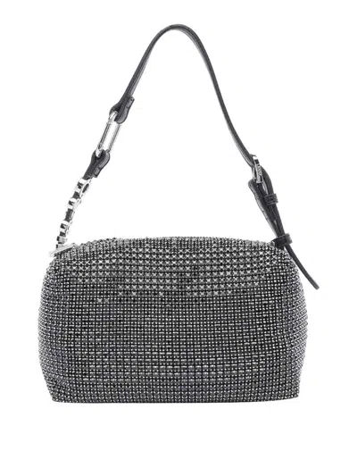 Liu •jo Strass Shoulder Bag In Black