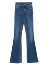 Liu •jo Liu Jo Stretch Flared Blue Jeans In Blue
