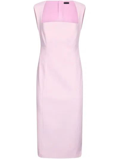Liu •jo Midikleid Aus Stretch In Rosa