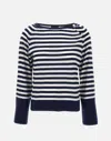 Liu •jo Liu Jo Blue Pullover With Bat Sleeves