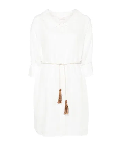 LIU •JO LIU JO BELTED MINI DRESS
