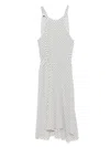 Liu •jo Striped Poplin Midi Dress