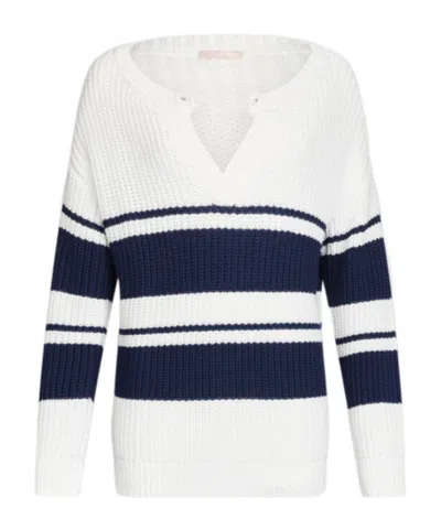 Liu •jo Liu Jo Striped Pullover In White