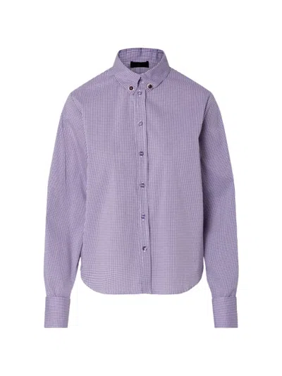 Liu •jo Striped Shirt In Purple