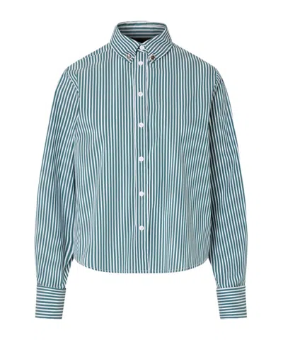 Liu •jo Striped Shirt In Green