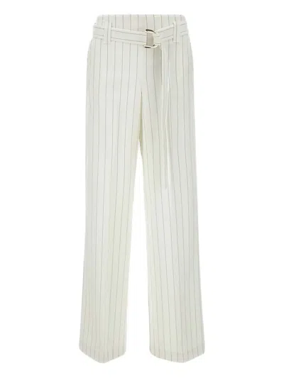 LIU •JO STRIPED STRAIGHT-LEG TROUSERS