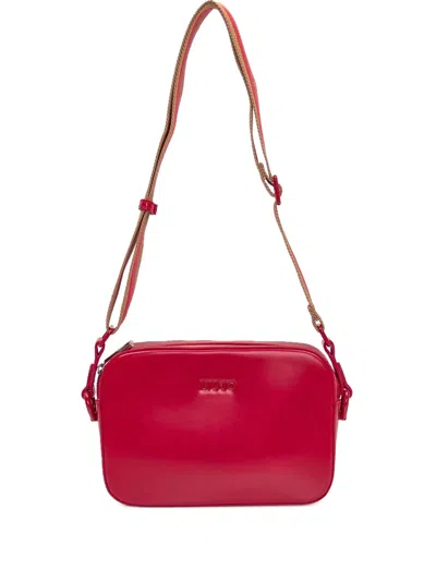Liu •jo Striped-strap Crossbody Bag In Red