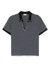 Liu •jo Gestreiftes T-shirt In Schwarz