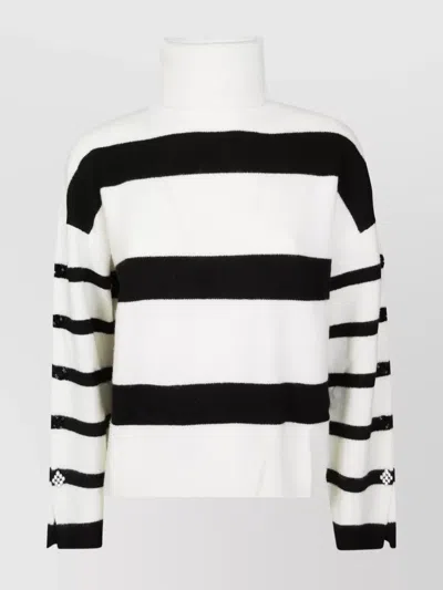 Liu •jo Striped Turtleneck Knitwear Long Sleeves In Multi