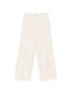 Liu •jo Stripe-pattern Trousers In Neutral